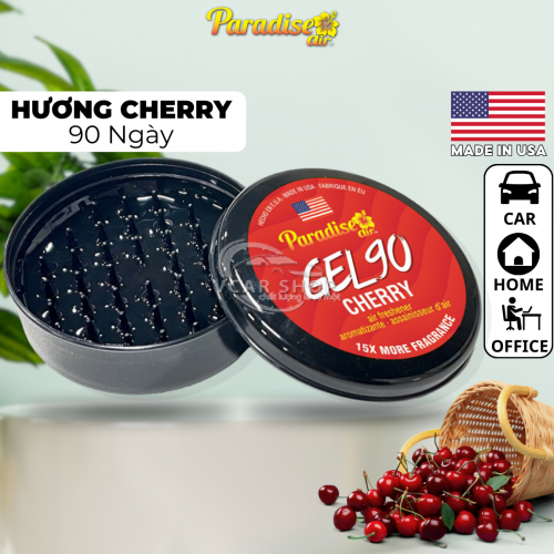 CHERRY - GEL TINH DẦU THƠM  PARADISE AIR  90 NGÀY - NHẬP KHẨU HOA KỲ