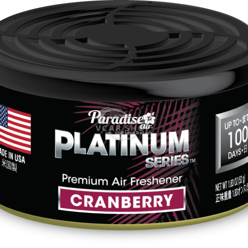 Việt Quất  - Lon Thanh Nén Tinh Dầu Platinum PARADISE AIR 52g Lưu hương 100 ngày | Nhập khẩu Hoa Kỳ