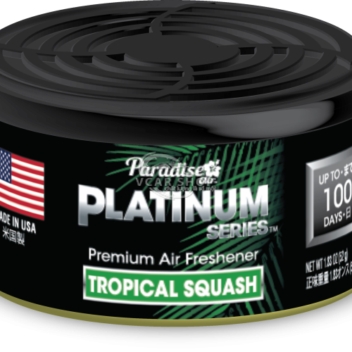 Hương Bí Đao Nhiệt Đới - Lon Thanh Nén Tinh Dầu Platinum PARADISE AIR 52g lưu hương 100 ngày | Nhập Khẩu Hoa Kỳ. 