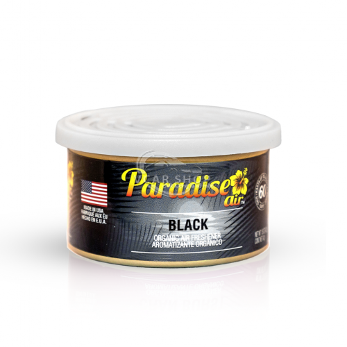 BLACK - Lon Thanh Nén Tinh Dầu PARADISE AIR 42g lưu hương 60 ngày | Nhập Khẩu Hoa Kỳ | Khử mùi ô tô , văn phòng, tủ quần áo.