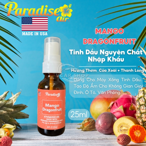 MANGO DRAGONFRUIT –  Tinh dầu nguyễn chất PARADISE AIR 25ml | Tinh dầu cho máy phun sương khuếch tán |  Nhập Khẩu Hoa Kỳ