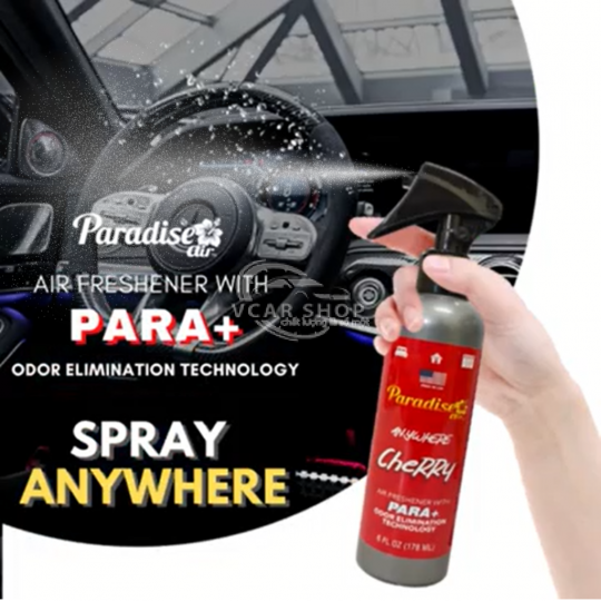 Hương Cam Quýt –  Chai  Xịt Thơm Ôtô PARADISE AIR 207ml | Tinh dầu xịt thơm phòng, ô tô, văn phòng |  Nhập Khẩu Hoa Kỳ.