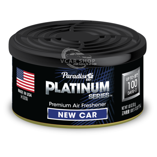 Cam + Oải Hương  - Lon Thanh Nén Tinh Dầu Platinum PARADISE AIR 52g lưu hương 100 ngày | Nhập Khẩu Hoa Kỳ