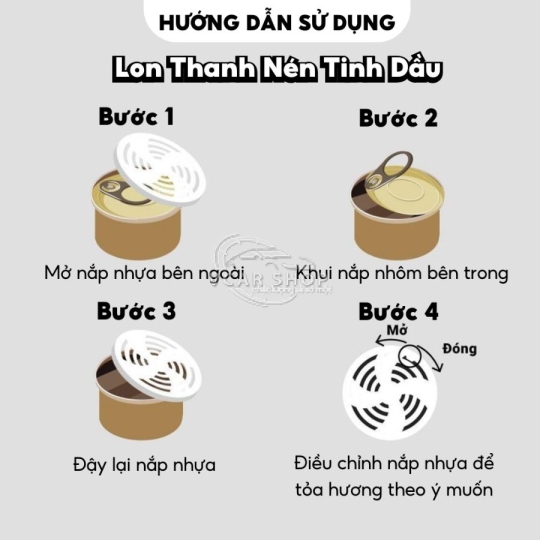 Cam + Oải Hương  - Lon Thanh Nén Tinh Dầu Platinum PARADISE AIR 52g lưu hương 100 ngày | Nhập Khẩu Hoa Kỳ