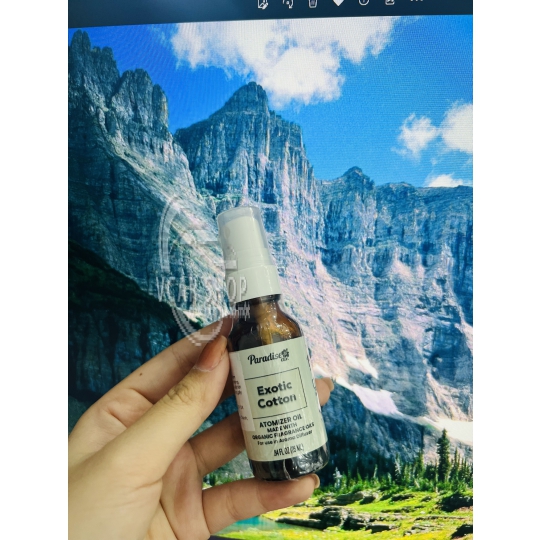 EXOTIC COTTON –  Tinh dầu nguyễn chất PARADISE AIR 25ml | Tinh dầu cho máy phun sương khuếch tán |  Nhập Khẩu Hoa Kỳ