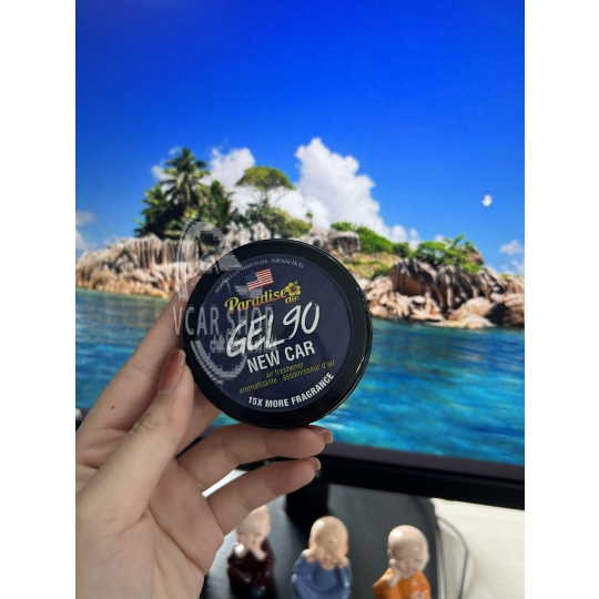 NEW CAR - GEL TINH DẦU THƠM  PARADISE AIR  90 NGÀY - NHẬP KHẨU HOA KỲ