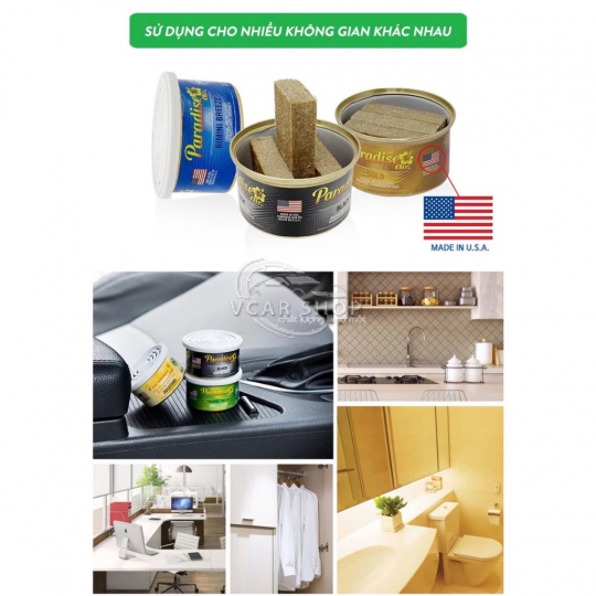 Hương Cam Quýt  - Lon Thanh Nén Tinh Dầu PARADISE AIR 42g lưu hương 60 ngày | Nhập Khẩu Hoa Kỳ
