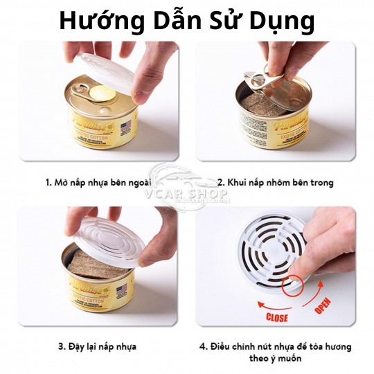 Hương San Hô Đại Hương - Lon Thanh Nén Tinh Dầu PARADISE AIR 42g lưu hương 60 ngày | Nhập Khẩu Hoa Kỳ