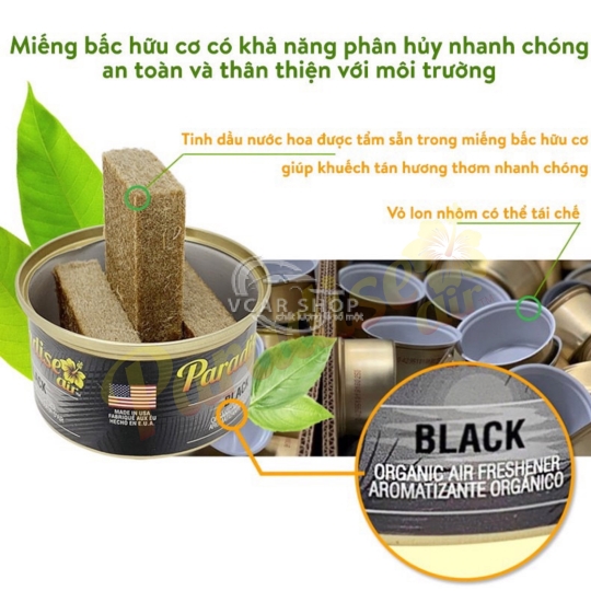 Xoài Thanh Long - Lon Thanh Nén Tinh Dầu PARADISE AIR 42g lưu hương 60 ngày | Nhập Khẩu Hoa Kỳ.