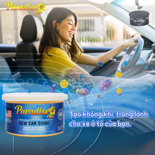 Dưa Hấu - Lon Thanh Nén Tinh Dầu PARADISE AIR 42g lưu hương 60 ngày | Nhập Khẩu Hoa Kỳ.