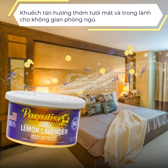 VANI CÀ PHÊ SỮA  - Lon Thanh Nén Tinh Dầu PARADISE AIR 42g lưu hương 60 ngày | Nhập Khẩu Hoa Kỳ