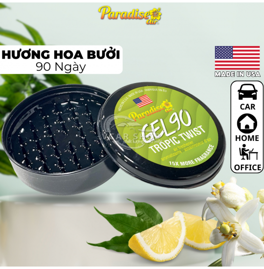 TROPIC TWIST - GEL TINH DẦU THƠM  PARADISE AIR  90 NGÀY - NHẬP KHẨU HOA KỲ
