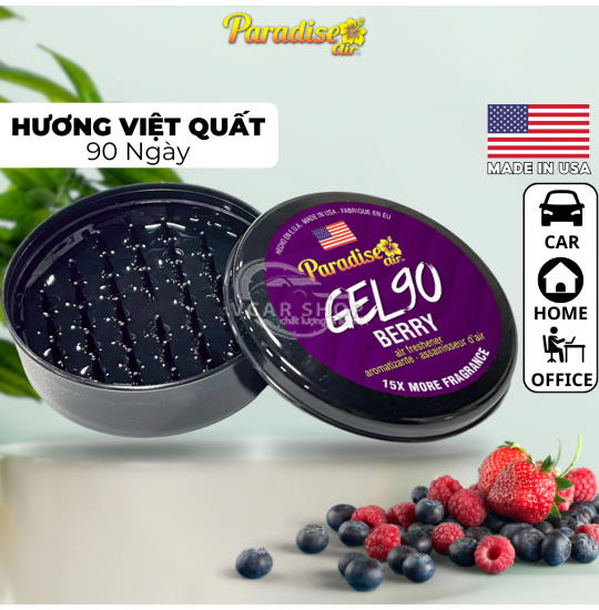 BERRY - GEL TINH DẦU THƠM  PARADISE AIR  90 NGÀY - NHẬP KHẨU HOA KỲ