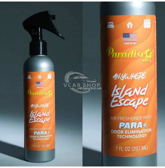 Hương  Thơm Trái Khóm  –  Chai  Xịt Thơm Ôtô PARADISE AIR 207ml | Tinh dầu xịt thơm phòng, ô tô, văn phòng |  Nhập Khẩu Hoa Kỳ. 