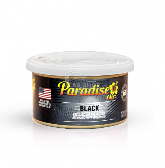 BLACK - Lon Thanh Nén Tinh Dầu PARADISE AIR 42g lưu hương 60 ngày | Nhập Khẩu Hoa Kỳ | Khử mùi ô tô , văn phòng, tủ quần áo.